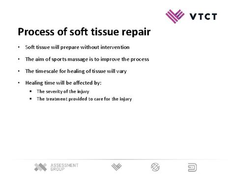 Treatment Modalities To Support Soft Tissue Repair Lo