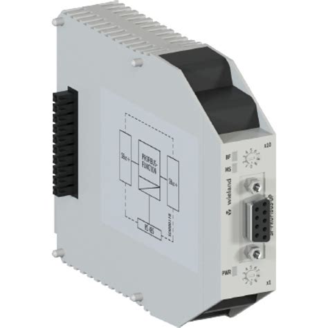 Модуль SP-PROFIBUS-DP DC24V, Модуль связи SP-PROFIBUS-DP DC24V Wieland ...