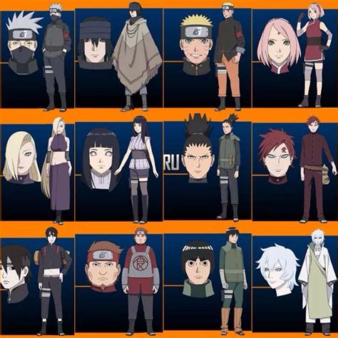 Naruto And Friends Grown Up