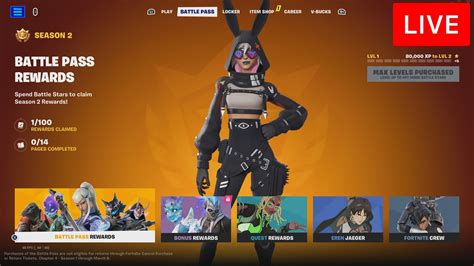 🔴 [live] New Fortnite Season 2 Gameplay New Map Battle Pass