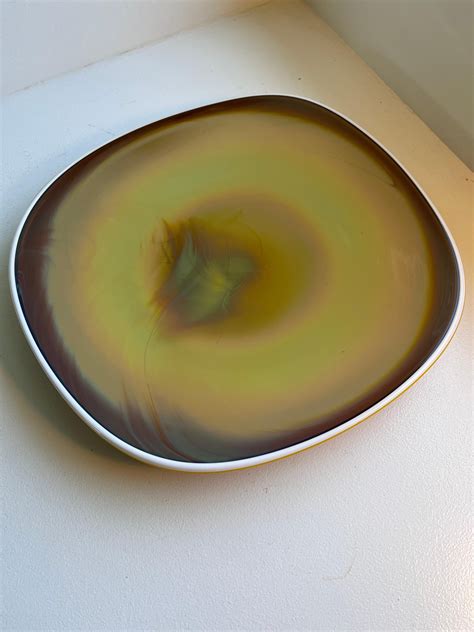 Unusual Art Glass Charger Circa 1960s For Sale At 1stdibs