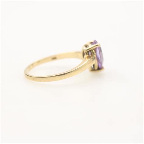 14KT Gold Purple Stone Ring | Property Room