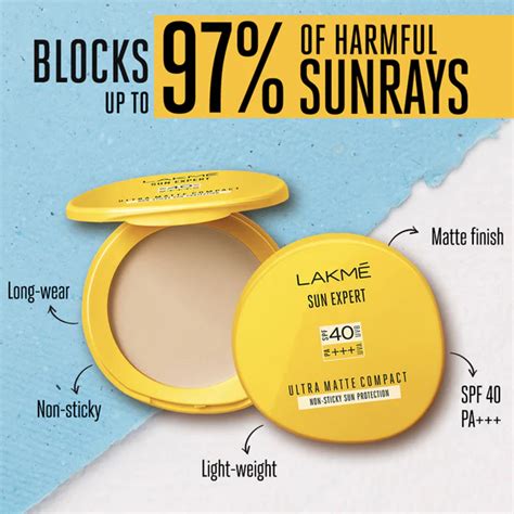 Lakme Sun Expert Ultra Matte SPF 40 PA Compact 7 Gm BD Amajan Shop