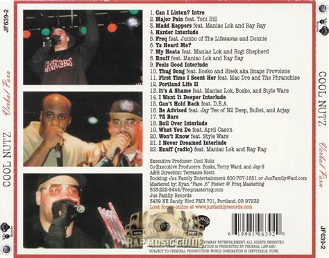 Cool Nutz Verbal Porn CD Rap Music Guide