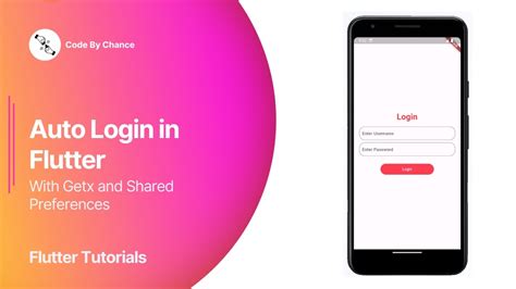Auto Login In Flutter With GetX And Shared Preferences Flutter