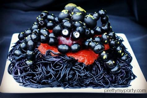 Halloween Spooky Spaghetti Recipe - Pretty My Party