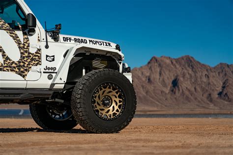 M50 Off Road Monster Wheels 209 5 SEMA Jeep Gladiator Offroad