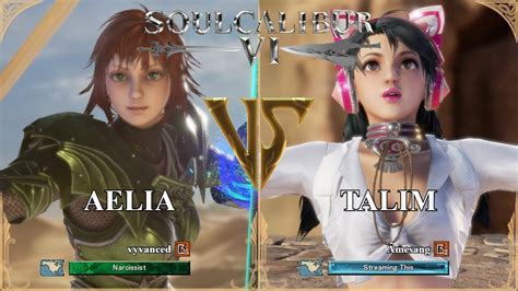 SoulCalibur VI Vyvanced Aelia VS Amesang Talim Xbox Series X