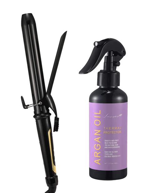 Amazon Lanvier 1 25 Inch Long Barrel Curling Iron With 6 8Oz