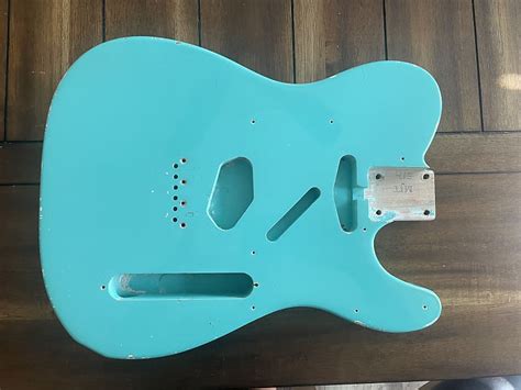 MJT VTT Telecaster Body Seafoam Green Relic Reverb