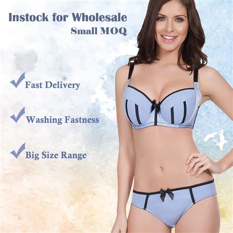 Wholesale Sexy Mature Plump Stain Underwear Big Bra Set To K Cup