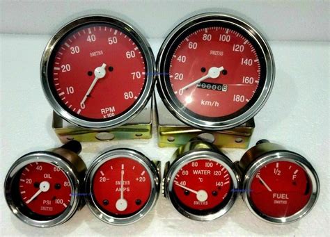 Smiths Replica Kit Elec Temp Oil Fuel Gauge Speedometer