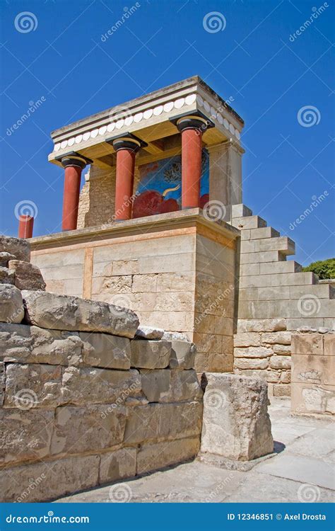 Minoan Palace At Knossos Stock Image - Image: 12346851