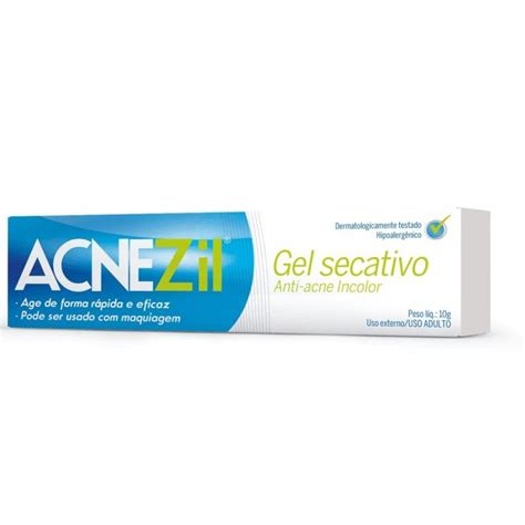 Acnezil Gel Secativo Antiacne Para Cravos E Espinhas G