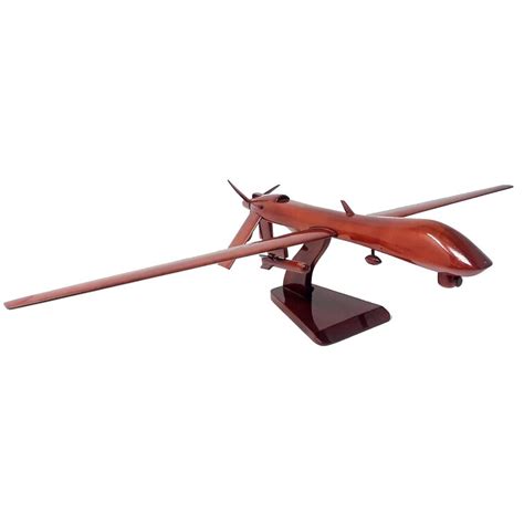 Winston Porter Lovetto Wooden Predator Uav Drone Model Wayfair