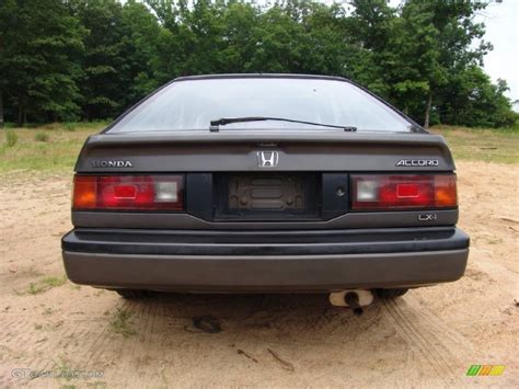 Graphite Gray Metallic 1986 Honda Accord Lxi Hatchback Exterior Photo