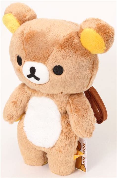 Rilakkuma Brown Bear Plush Pouch Bag By San X ModeS4u