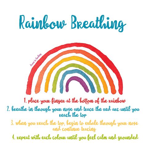 rainbow breathing printable