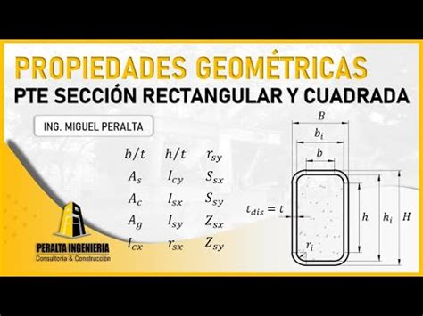 C Lculo De Propiedades Geometricas Para Un Perfil Tubular Estructural