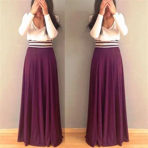 2015 New Fashion Womens Purple Solid Straight Novelty Casual Long