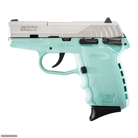 Sccy Cpx 1 Ttsb 9mm Pistol Ss Blue 3 1 10 Rounds Cpx1 Ttsb