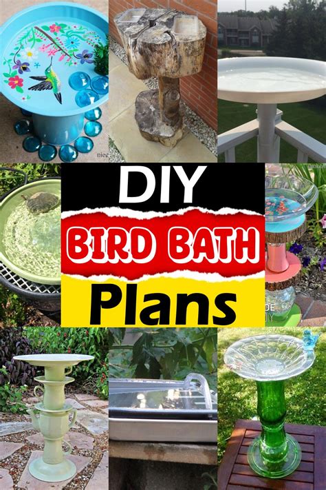 23 Diy Bird Bath Ideas To Attract Birds Diyncrafty