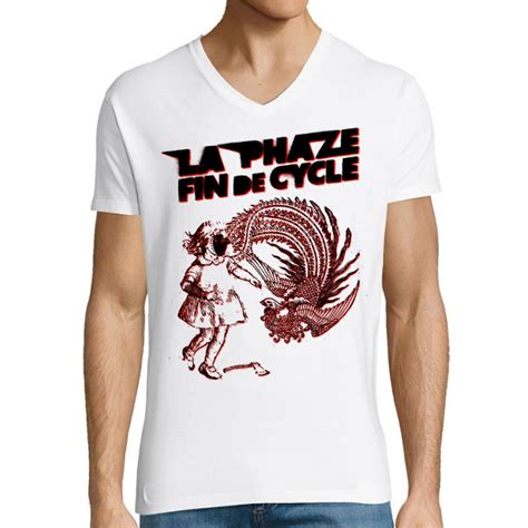 T Shirt Homme Col V Fin De Cycle