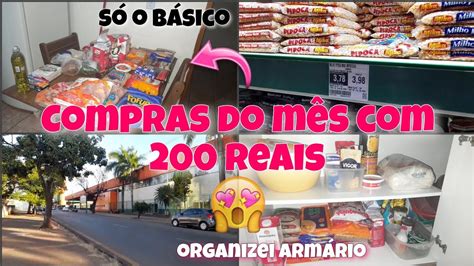 TUDO QUE CONSEGUI COMPRAR 200 REAIS Compras pro mês de Junho e