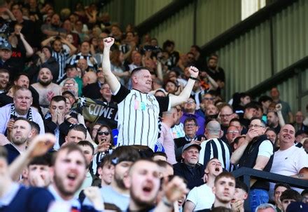 Notts County Fans Celebrate Editorial Stock Photo Stock Image