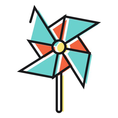 Ícones de pinwheel em SVG PNG AI para baixar