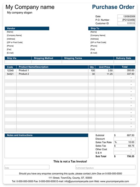 What Is A Purchase Order Definition Examples Tips