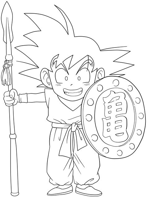 Dragon Ball Kid Goku 26 Lineart By Superjmanplay2 On Deviantart