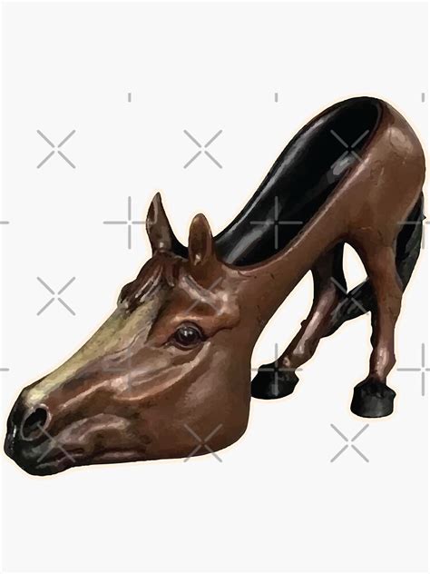 "Shoehorse Pun / Horse shoe meme" Sticker for Sale by Rzera- | Redbubble