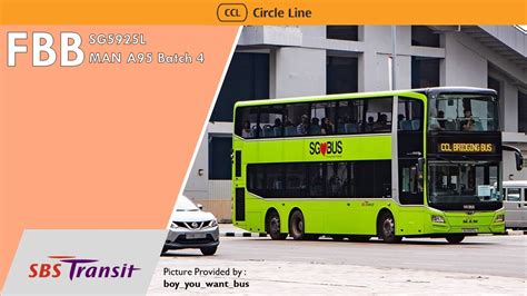 SBS Transit Euro 6 MAN A95 On CCL Free Bridging Bus SG5925L 7 Apr