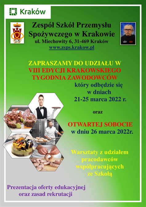 Krakowski Tydzie Zawodowc W Gastronomik Zesp Szk