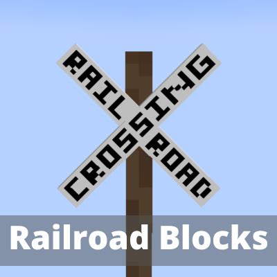 Railroad Blocks - Minecraft Mod