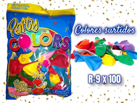 GLOBO R 9 X 100 SURTIDO ECUATEX PARTY LOONS 3090000SS Catálogo