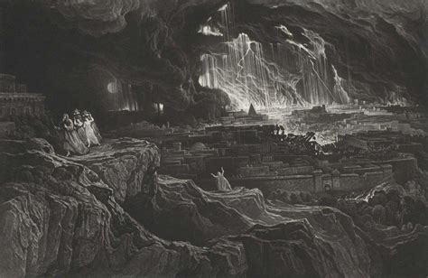 Art The Destruction Of Sodom And Gomorrah 1832 Mezzotint By