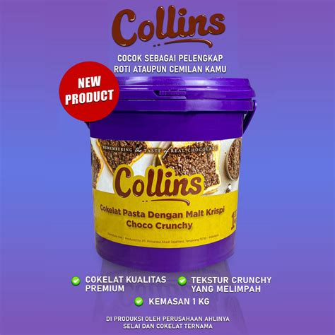 Jual Collins Pasta Dengan Malt Krispi Choco Crunchy Besar Kg Exp