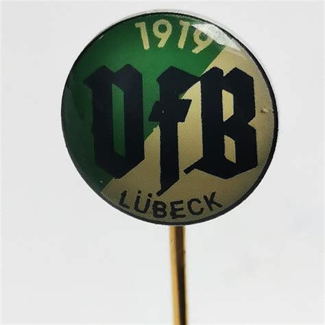 Fussball Anstecknadel VfB Lübeck 1919 FV Schleswig Holstein Kreis Lüb