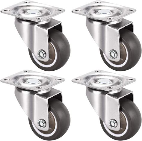 Amazon Uxcell Swivel Caster Wheels 1 TPR With 360 Degree Top