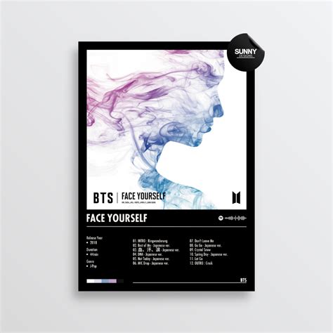 BTS - FACE YOURSELF | Album Cover Poster – Sunny Designs Posters