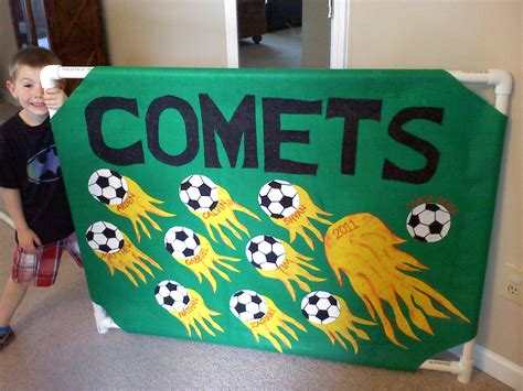 Soccer Banner Soccer Banner Soccer Banners Diy Sports Team Banners