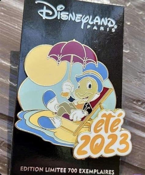 Surprise Jiminy Cricket Summer 2023 Pin at Disneyland Paris - Disney ...