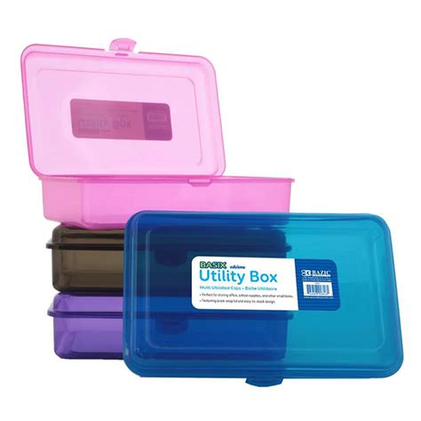 Pencil Plastic Box Multipurpose Utility (Assorted Color) – Zolut