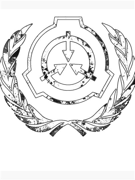 Scp Foundation Logo Poster By Yu U Ta Redbubble