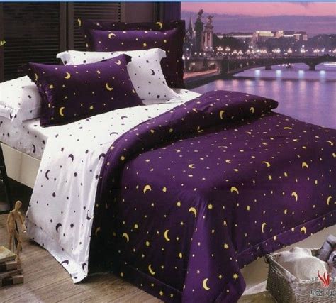 Moon And Stars Bedding Purple Bedding Purple Bedrooms Purple Rooms