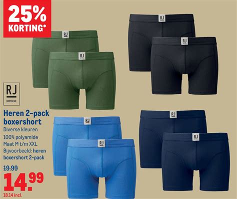 Heren 2 Pack Boxershort Aanbieding Bij Makro