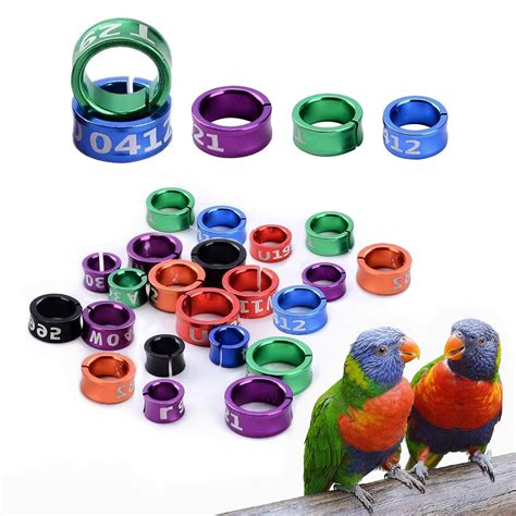 Amazon Lxooezu Mixed Color Open End Bird Leg Bands Ultra