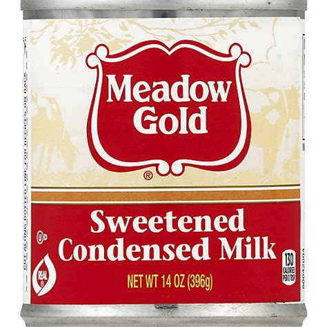 Meadow Gold Sweetened Condensed Milk 14 Oz Can Evaporated Milk